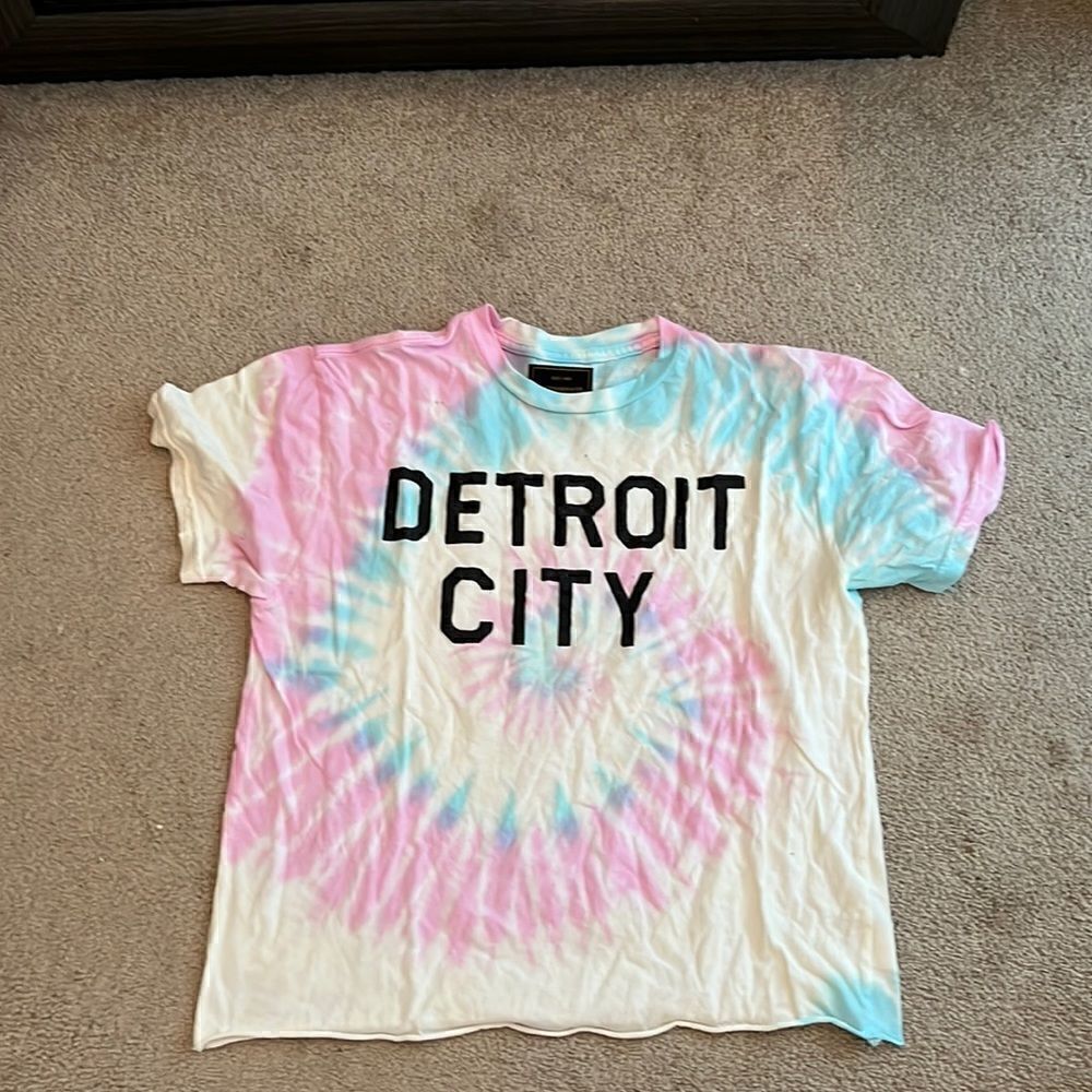 New Detroit Tie Dye Tee XS